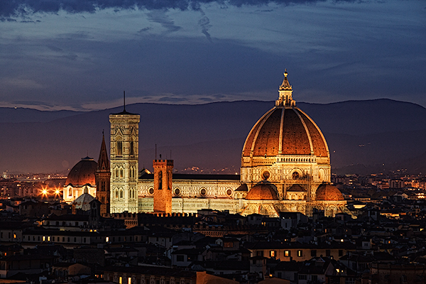 Evening Glow - Duomo,Florence